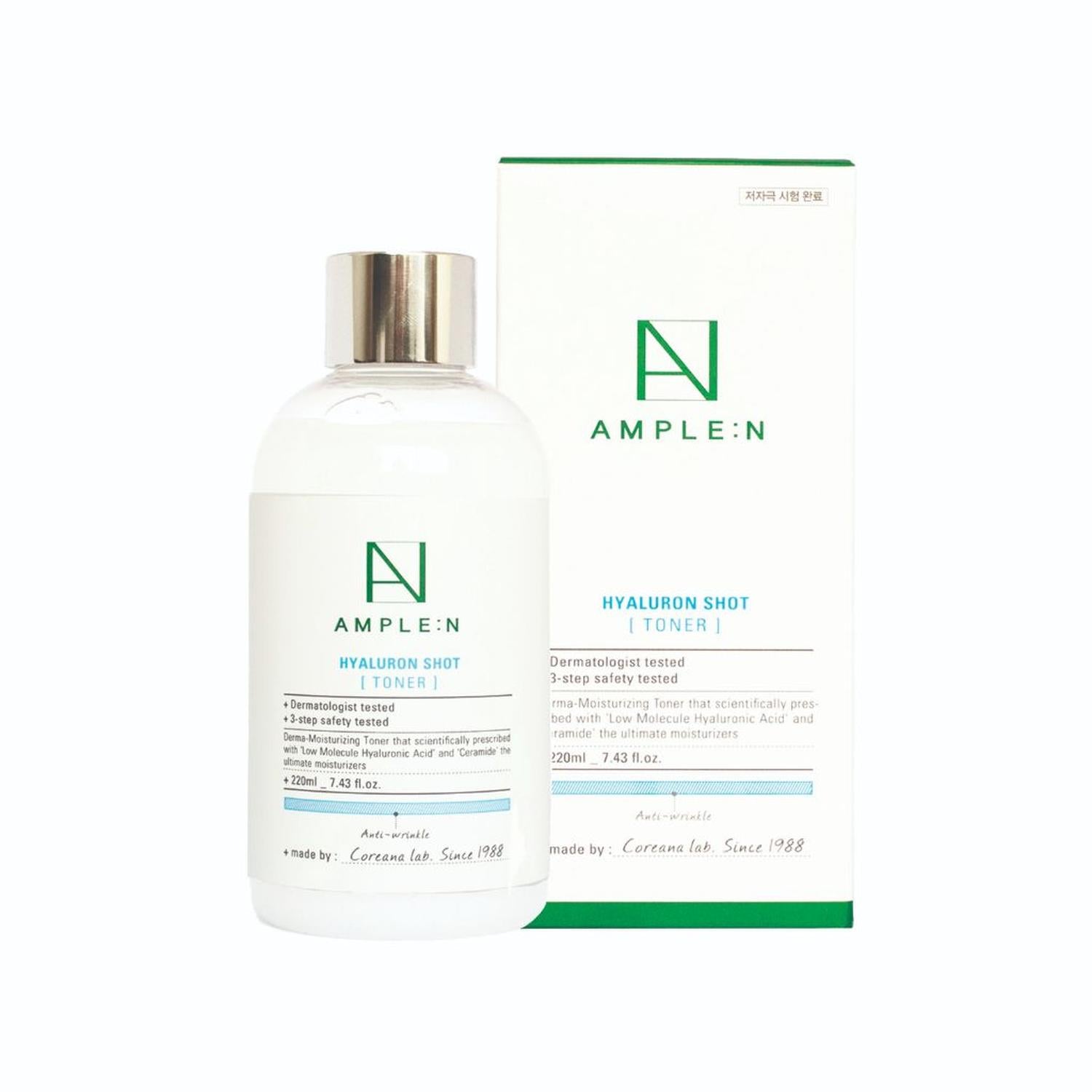 Tónico Facial Hidratante Amplen Ácido Hialurónico 220ml