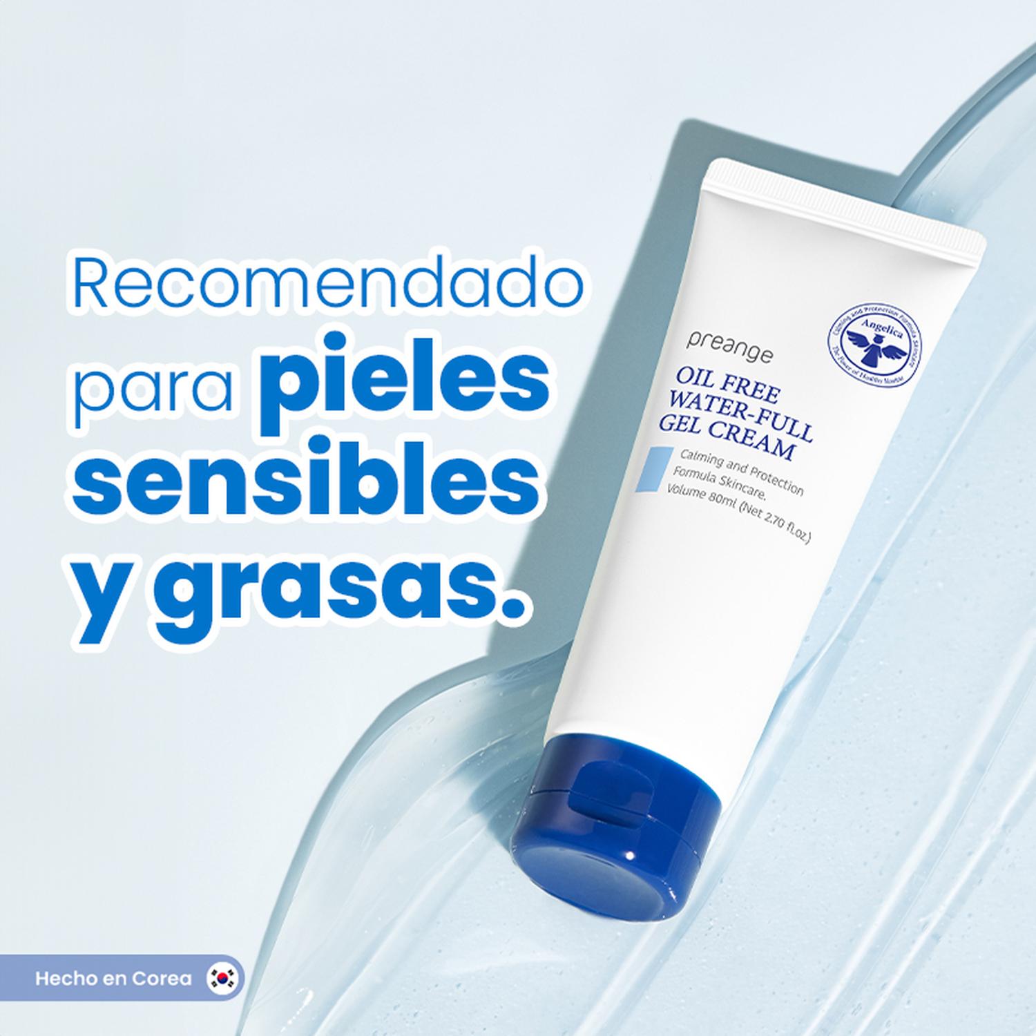 Crema Hidratante PREANGE Gel Libre de Aceite 80ml