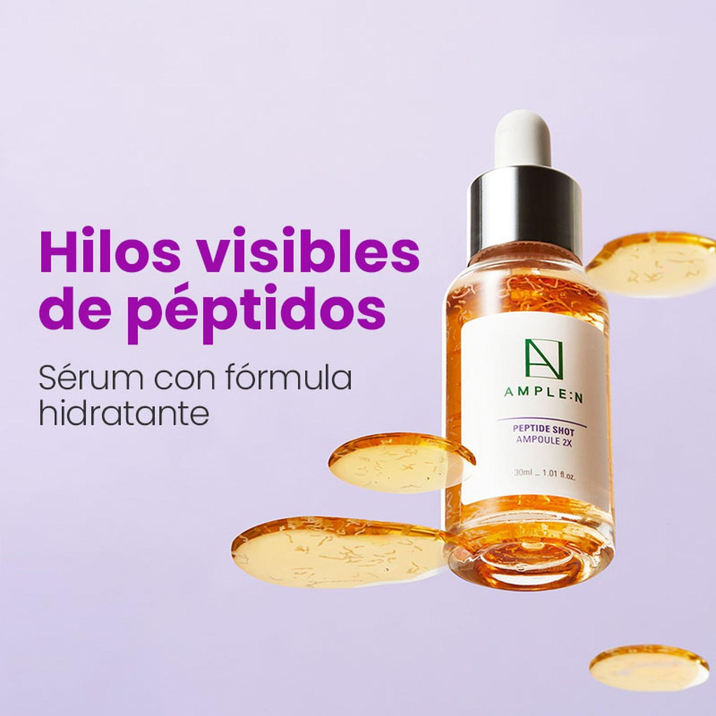 Sérum Facial Antiedad Amplen Péptidos 30ml