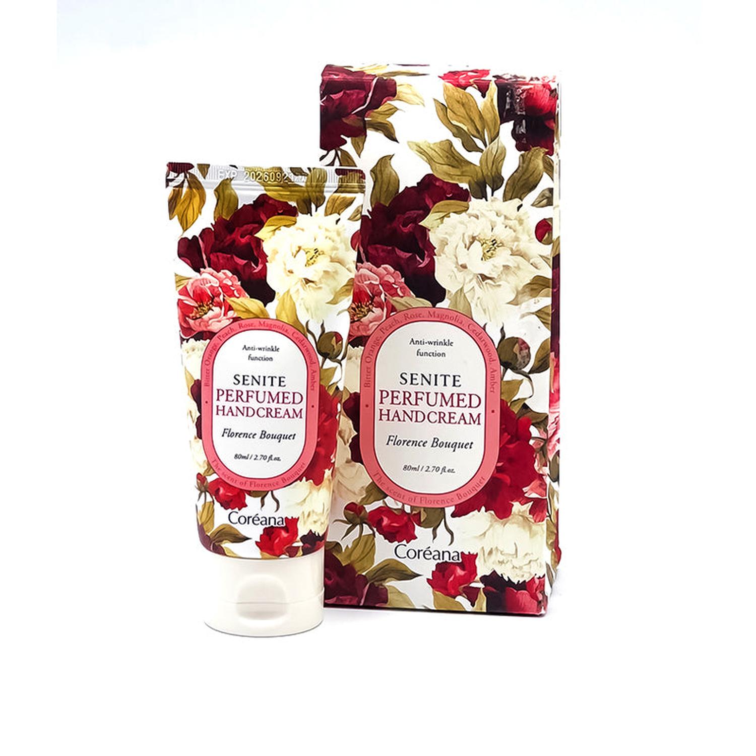 Crema de manos antiarrugas perfumada Florence Bouquet