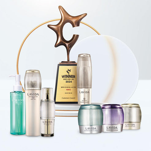 LAVIDA- la línea antiage skincare dermocosmética más premiada de Corea del Sur