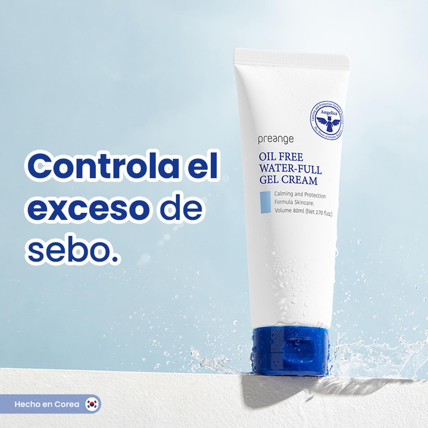 Crema Hidratante PREANGE Gel Libre de Aceite 80ml