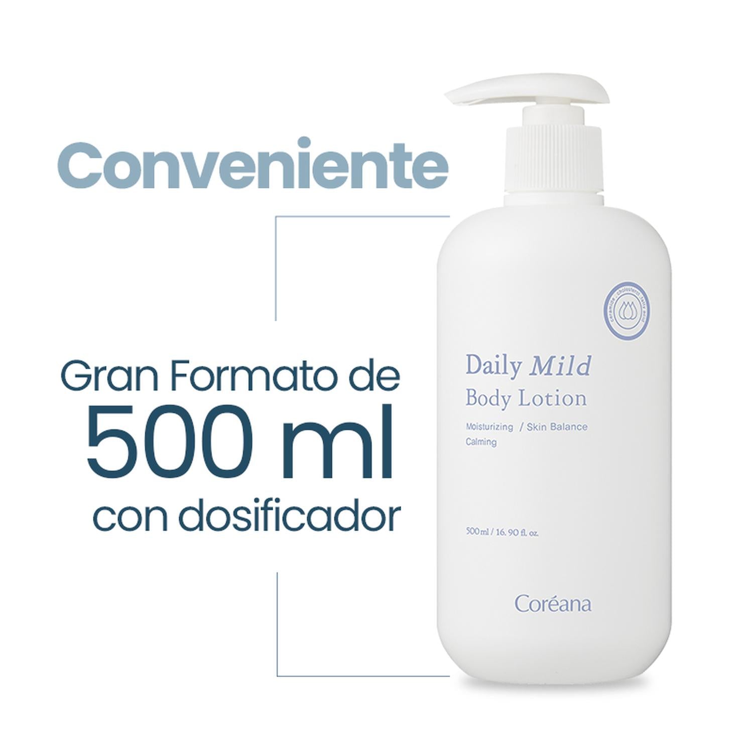 Loción hidratante suave de cuerpo Coréana 500ml