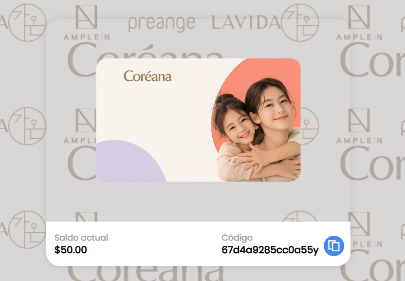 Gift Card- Tarjeta de Regalo