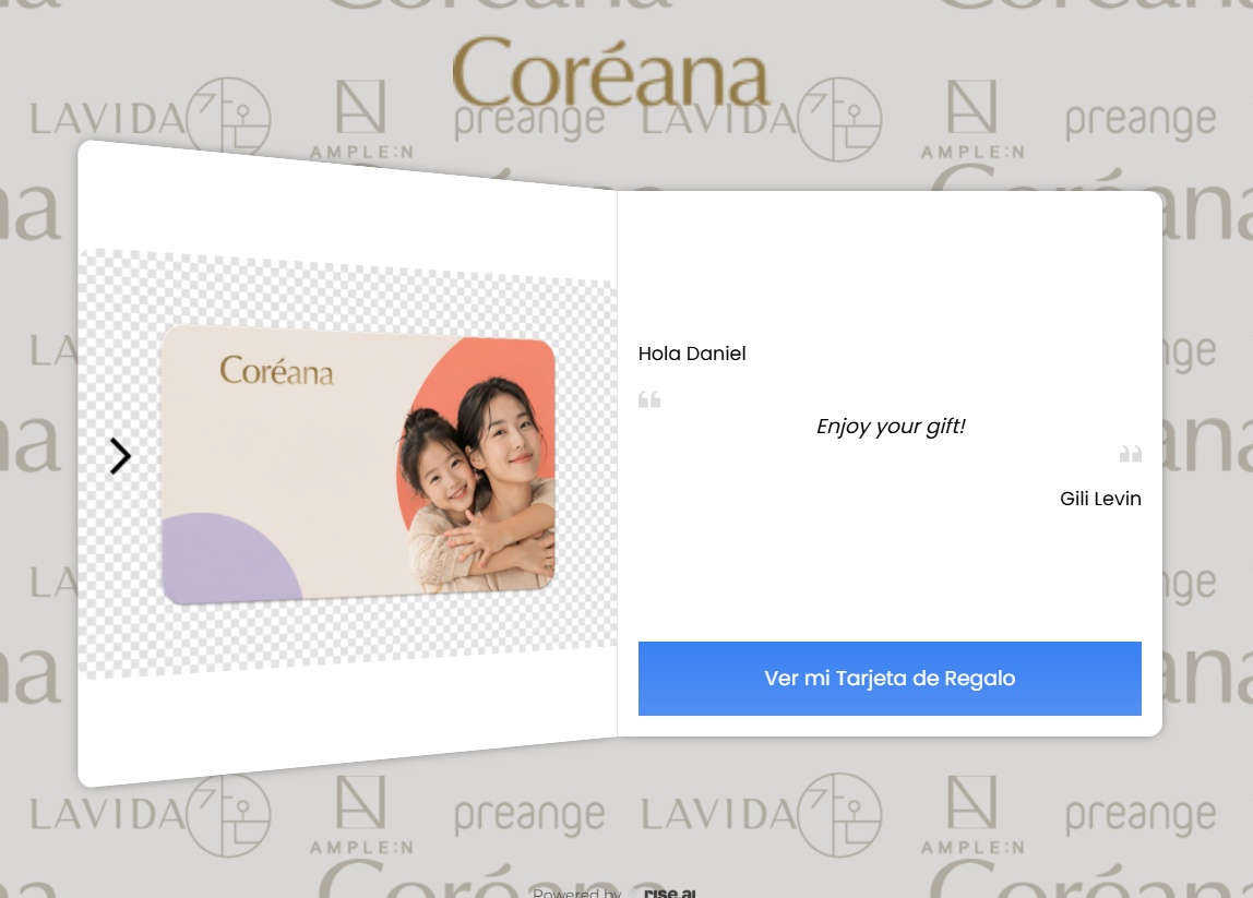 Gift Card- Tarjeta de Regalo
